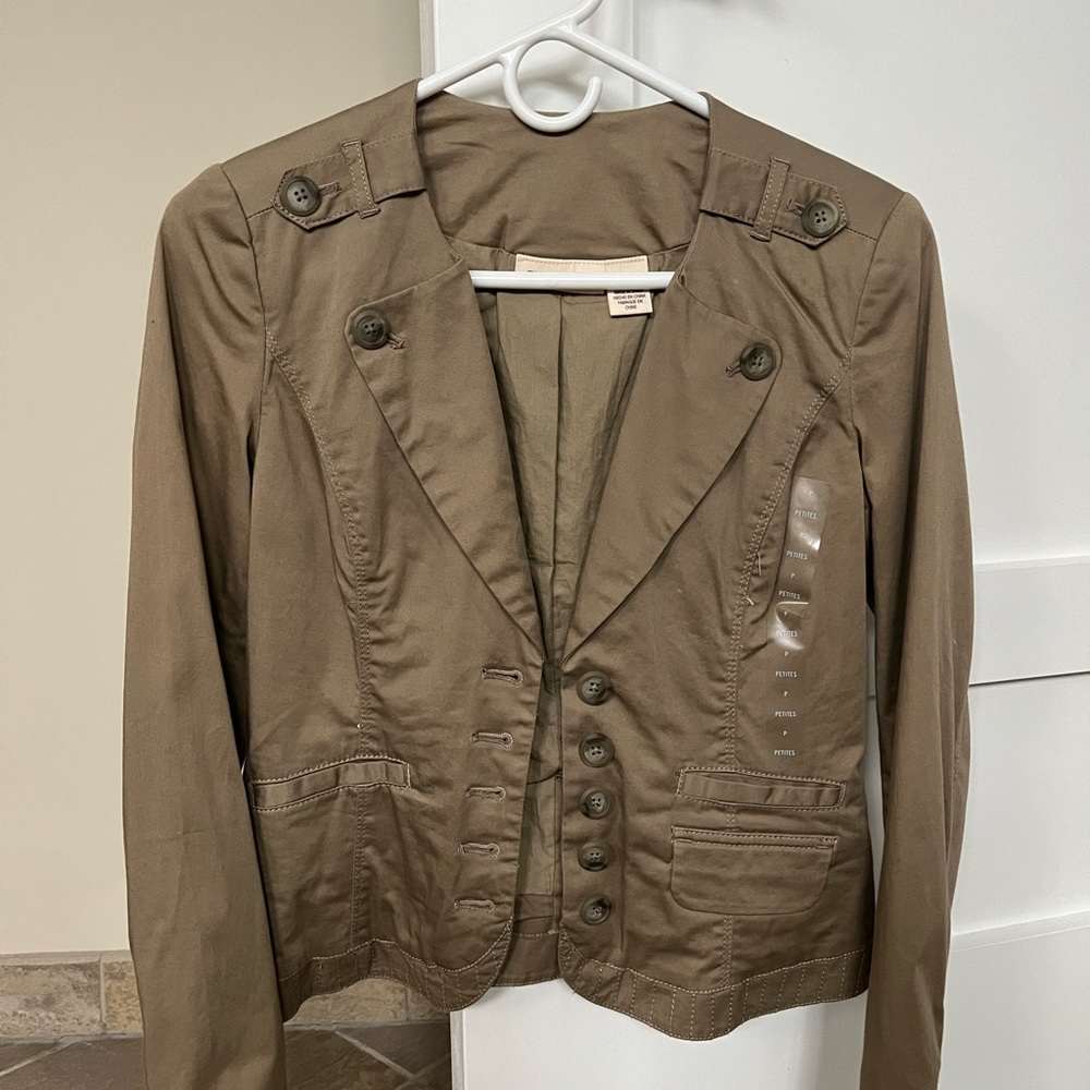 Size petite petite blazer type jacket from DKNY Jeans.   New with tags.